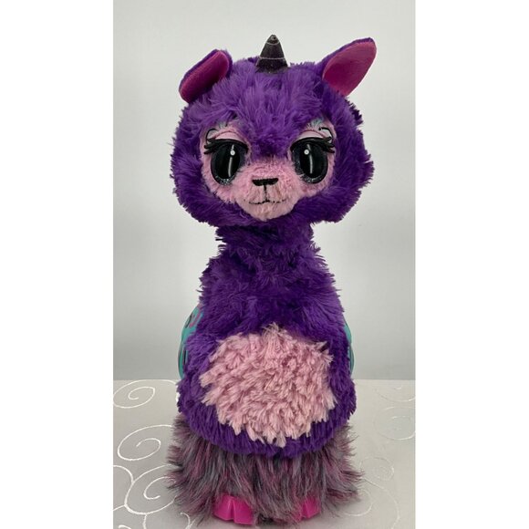 Hatchimals Llamacorn Purple Plush Interactive Toy Nec Extend Light-Up Features 1 - Picture 1 of 8